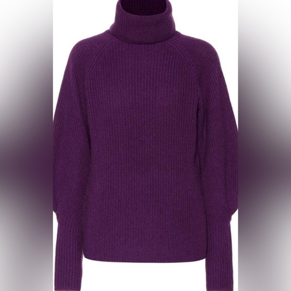 Altuzarra 100% cashmere turtleneck sweater purple - Picture 2 of 6
